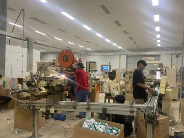 GDX-1 setelah rebuild, tersambung ke TAM, CT, dan CV sebagai satu production line